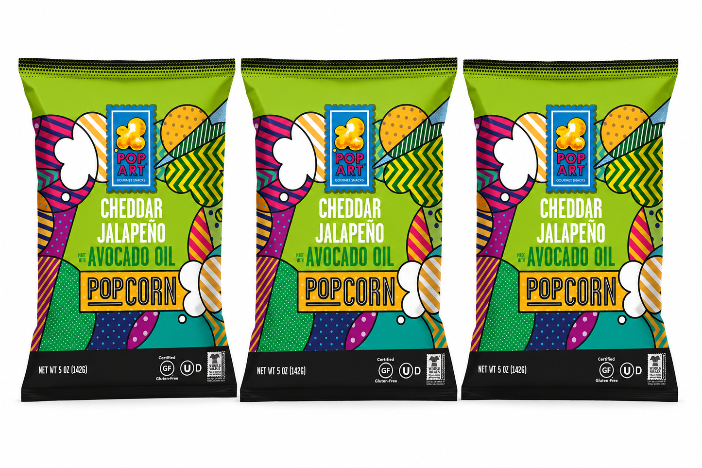 CHEDDAR JALAPENO POPCORN