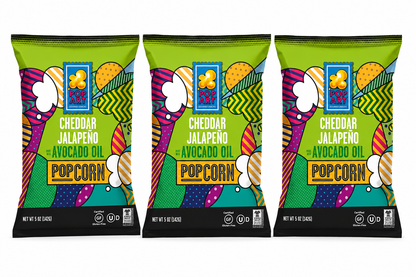 CHEDDAR JALAPENO POPCORN