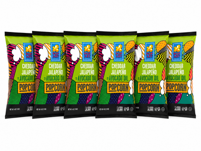 CHEDDAR JALAPENO POPCORN