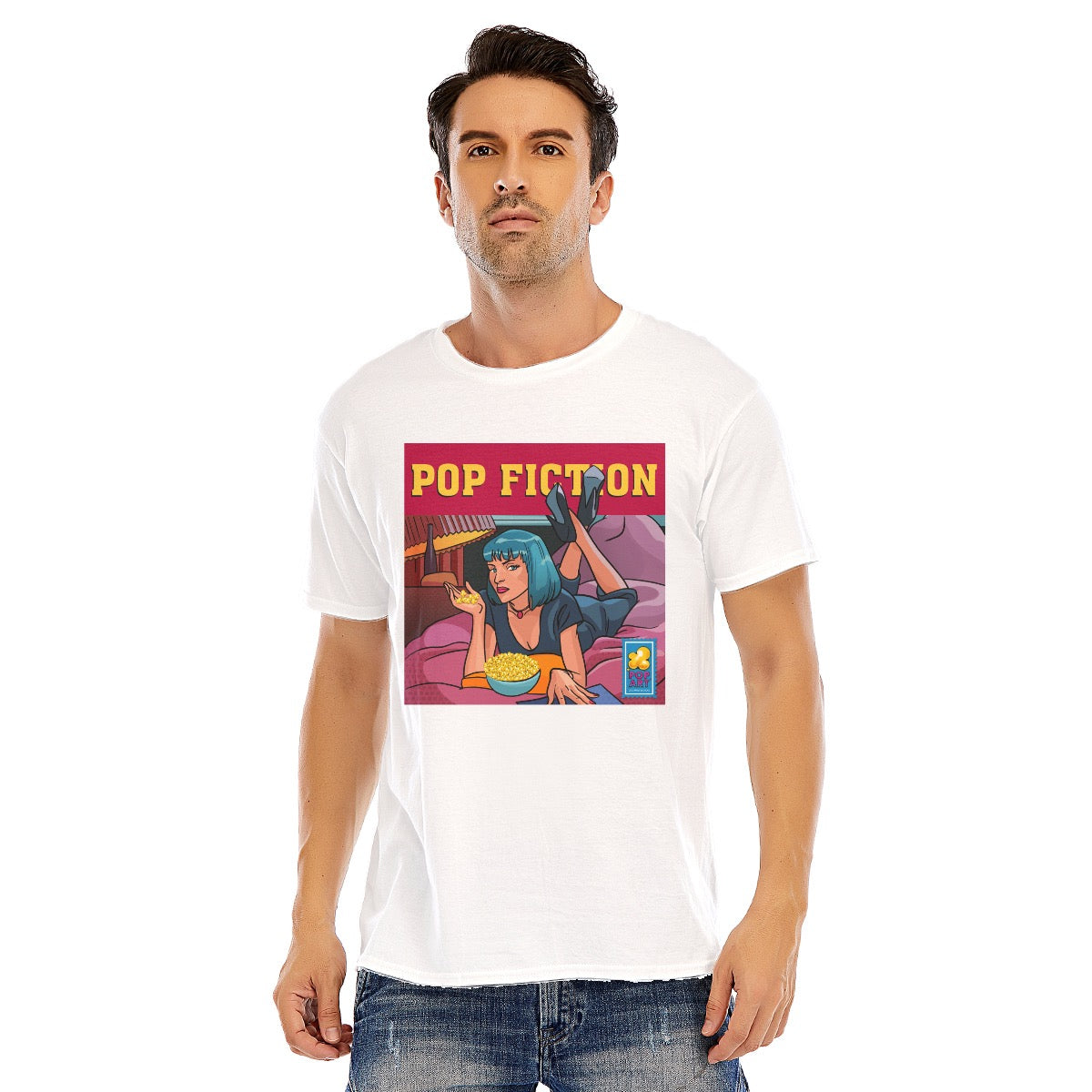 Pop Fiction Unisex Short Sleeve T-shirt | Cotton