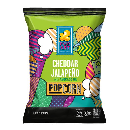 CHEDDAR JALAPENO POPCORN